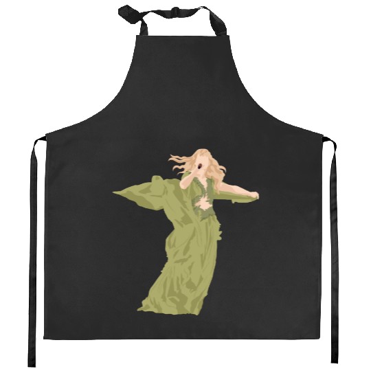 folklore eras tour v4 Kitchen Aprons