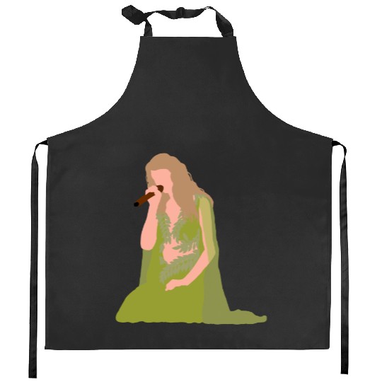 TaylorSwift Eras Tour green dress folklore evermore Kitchen Aprons