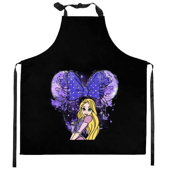 Rapunzel Disney Kitchen Aprons, Rapunzel Watercolor Kitchen Aprons