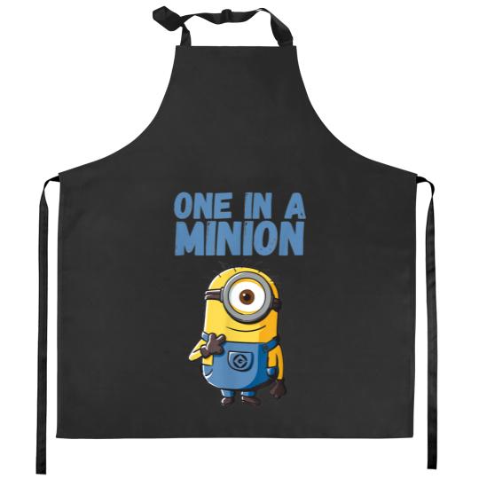 Despicable Me Minion Drawing Active Kitchen Aprons
