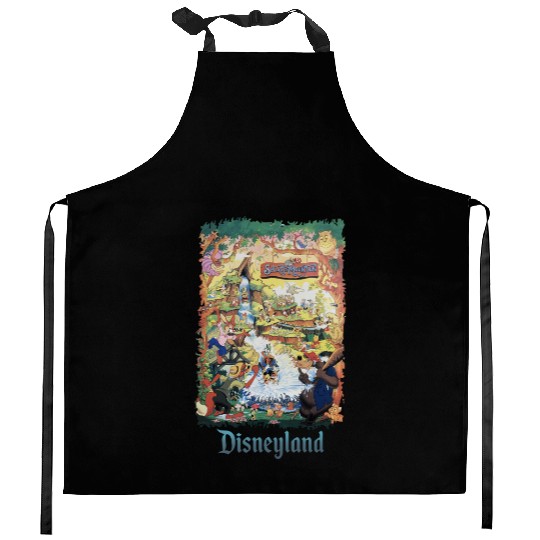 Retro Disneyland Splash Mountain | Disney Characters Splash Mountain Kitchen Aprons