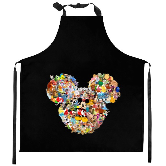 Mickey Mouse, Mickey Head Multi Character, Disney Kitchen Aprons