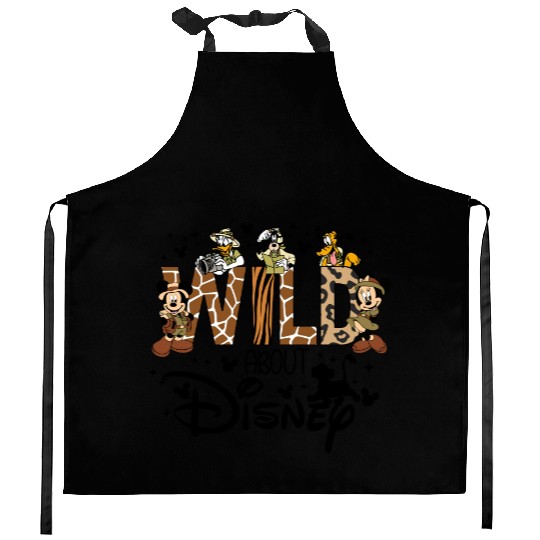 Wild About Disney Kitchen Aprons, Minnie Safari Kitchen Aprons, Animal Kingdom Kitchen Aprons, Disney Safari Kitchen Aprons, Disney Kids Tees