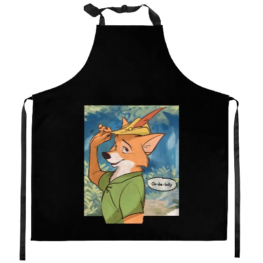 Vintage Disney Robin Hood Kitchen Aprons, Robin Hood