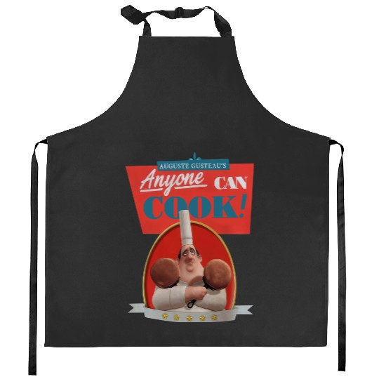 Disney Pixar Ratatouille Remy Little Chef Anyone Can Cook Kitchen Aprons