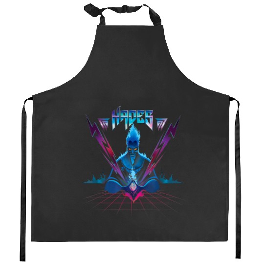 Disney Villains Hades 90s Rock Band Kitchen Aprons