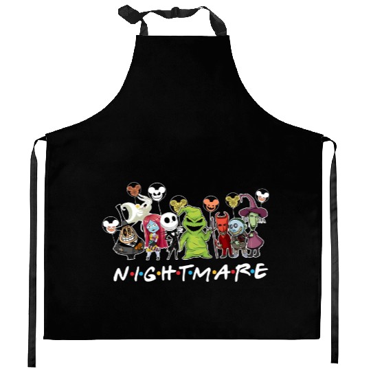 Nightmare Before Christmas Kitchen Aprons, Disney Halloween  Kitchen Aprons, Disney Balloon Kitchen Aprons