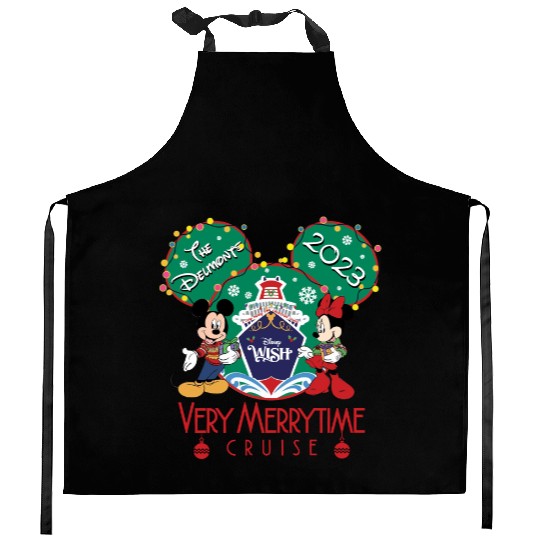 Disney Very Merrytime Cruise Kitchen Aprons