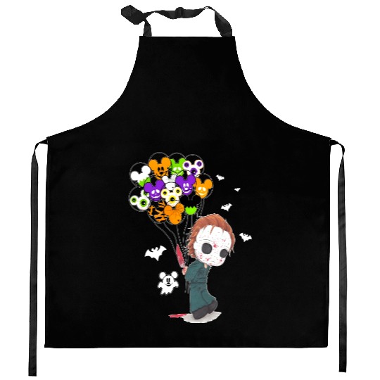 Michael Myers Kitchen Aprons, Disney Balloon Kitchen Aprons