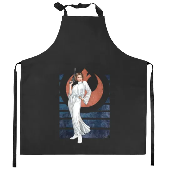 Vintage Disney Star Wars Princess Leia Kitchen Aprons, Retro Star Wars  Kitchen Aprons