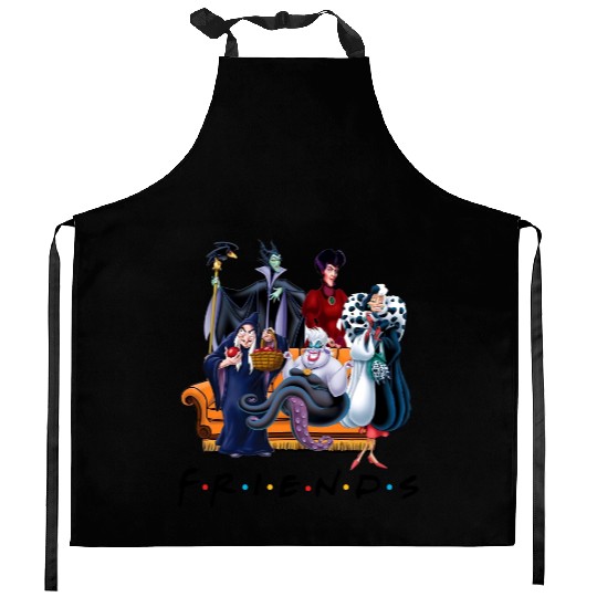Retro 90s Disney Villains Kitchen Aprons