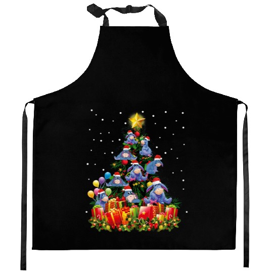 Disney Eeyore Christmas Trees Holiday Kitchen Aprons