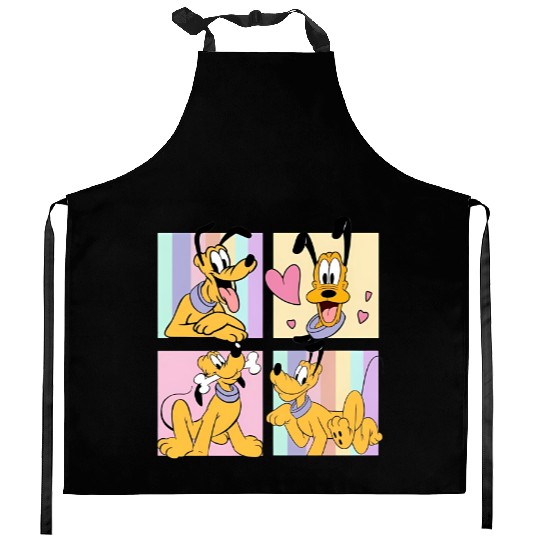 Disney Pluto Dog  Kitchen Aprons, Pluto Graphic Kitchen Aprons
