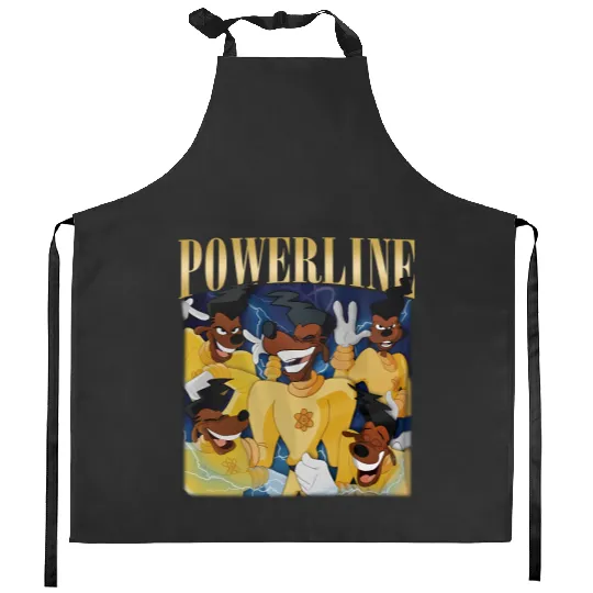 Vintage Disney Powerline Kitchen Aprons, Powerline Stand Out Tour, Powerline Goofy Movie