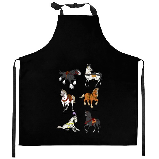 Disney Princess Horses Kitchen Aprons, Disney Horses Kitchen Aprons