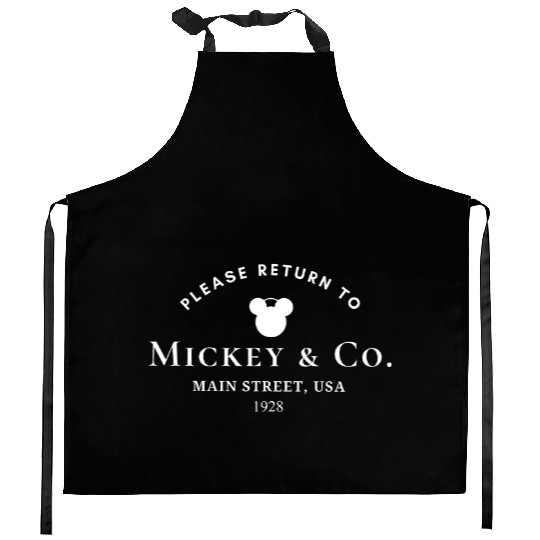 Return to Mickey & Co Kitchen Aprons, Disneyworld Kitchen Aprons, Disney Trip Kitchen Aprons, 2023 Kitchen Aprons