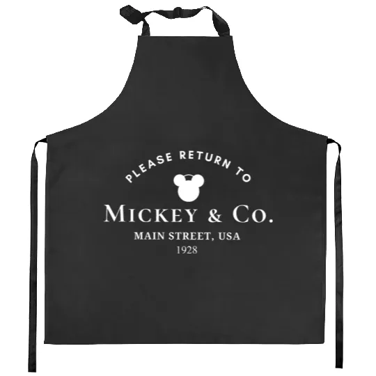 Return to Mickey & Co Kitchen Aprons, Disneyworld Kitchen Aprons, Disney Trip Kitchen Aprons, 2023 Kitchen Aprons