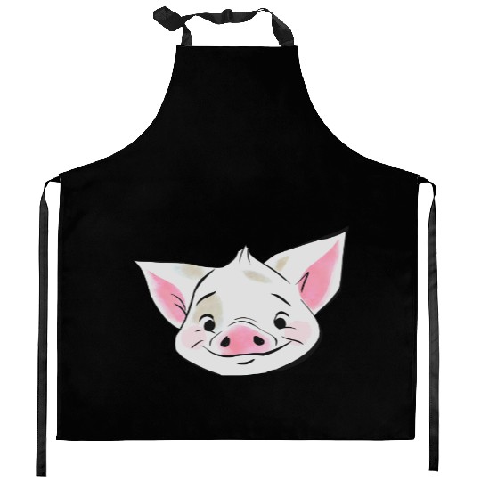 Disney Moana Pua Face Kitchen Aprons, Moana Princess Kitchen Aprons