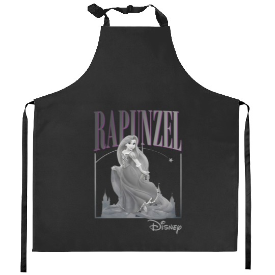 Rapunzel Vintage 90s Kitchen Aprons, Disney princess Kitchen Aprons