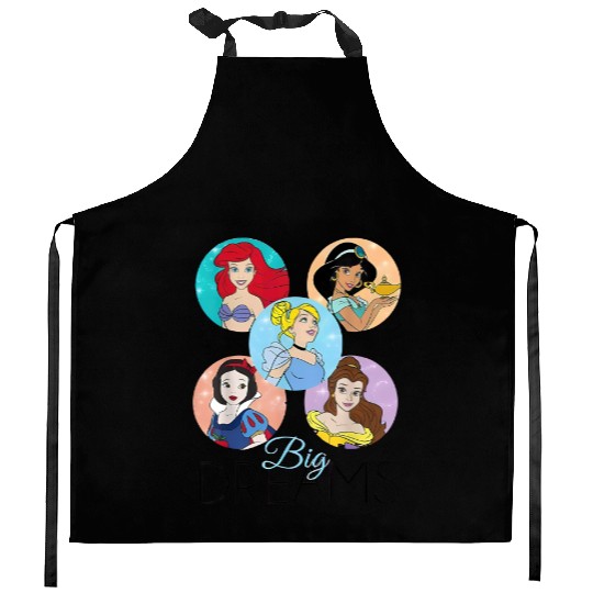 Big Dreams - Disney Princess Kitchen Aprons, Princess Kitchen Aprons