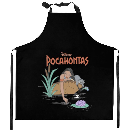 Princess Pocahontas Kitchen Aprons, Retro Disney Pocahontas Kitchen Aprons