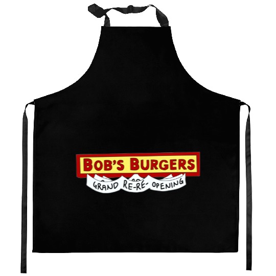 Bobs burgers grand re re opening Kitchen Aprons