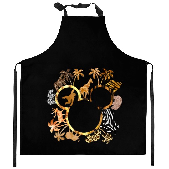 Disney Animal Kingdom Kitchen Aprons, Disney Safari, Disney Leopard Kitchen Aprons, Hakuna Matata Kitchen Aprons