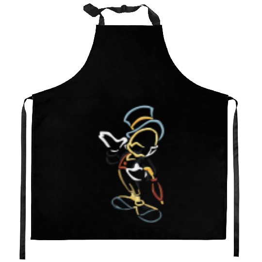 Jiminy Cricket Pinocchio Disney Embroidered Kitchen Aprons