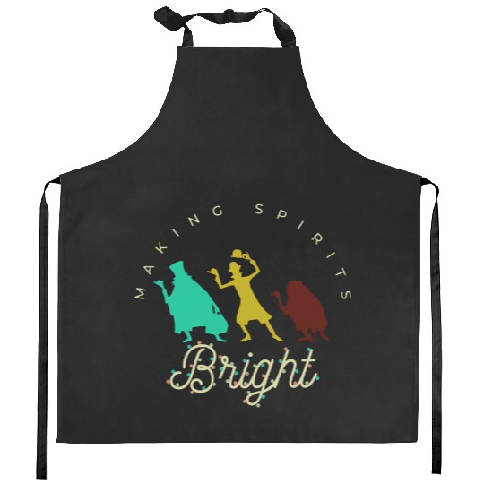 Making Spirits Bright Disney Christmas Kitchen Aprons, Haunted Mansion