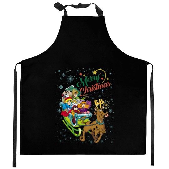 Vintage Scooby Doo Kitchen Aprons, Retro Disney Scooby Kitchen Aprons