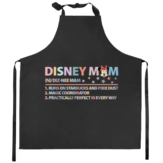 Disney Mom Kitchen Aprons, Funny Mama Kitchen Aprons, Happy Mother's Day Kitchen Aprons
