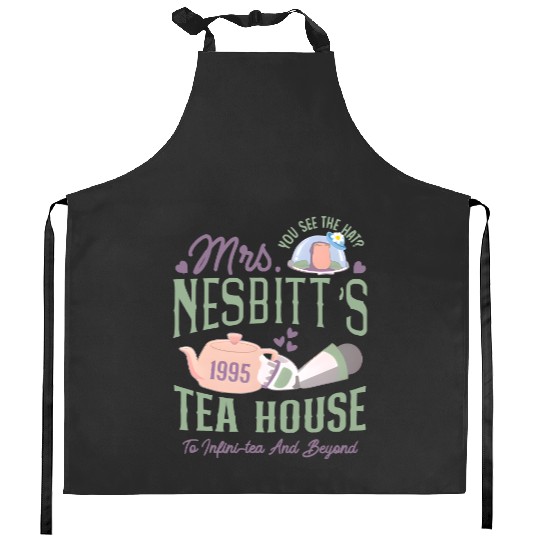 Disney T.oy Stor.y Buzz Lightyear Mrs. Nesbitts Tea House 1995 Kitchen Aprons