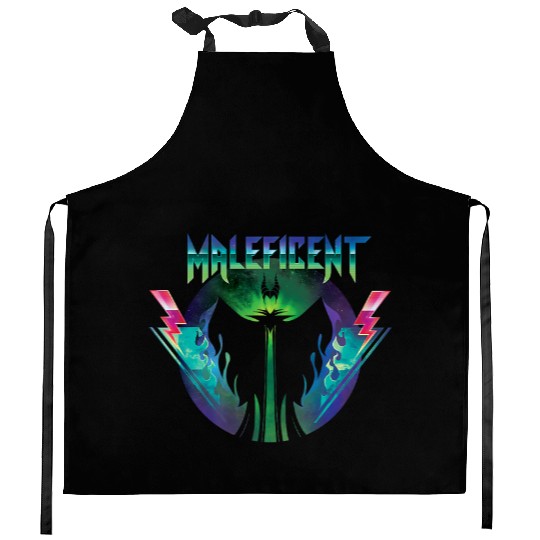 Disney Villains Maleficent Rock Portrait Kitchen Aprons