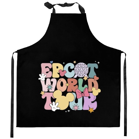 Epcot World Tour Kitchen Aprons, Disney Epcot World Tour Kitchen Aprons