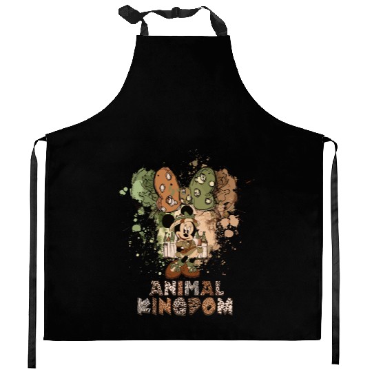Minnie Safari Kitchen Aprons, Disney Animal Kingdom Kitchen Aprons