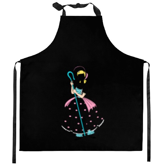 Bo Peep Embroidered Crewneck, Disney embroidered Kitchen Aprons