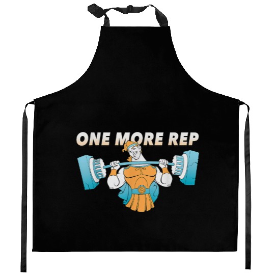 Disney Hercules One More Rep Kitchen Aprons