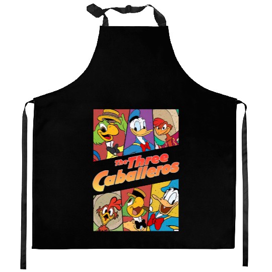 Disney The Three Caballeros All Characters Retro Kitchen Aprons, Animal Kingdom