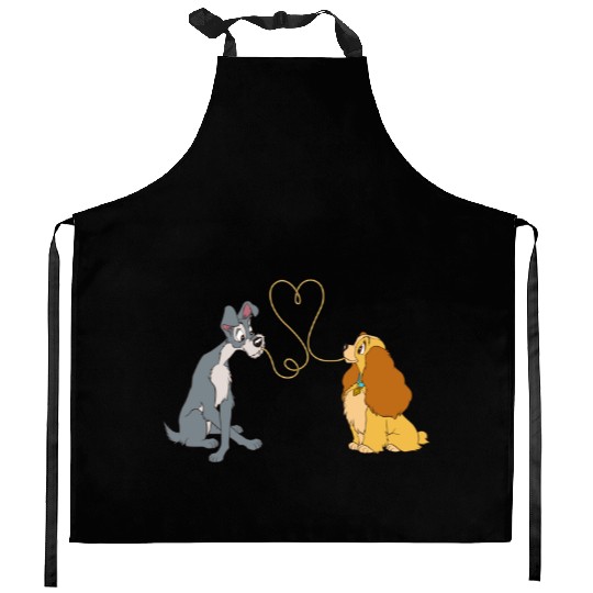 Disney Lady and The Tramp Bella Notte Kitchen Aprons Kitchen Aprons