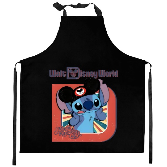 Disney Magic Kingdom Stitch Kitchen Aprons, Disney Lilo & Stitch Kitchen Aprons