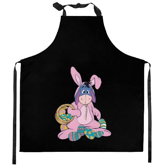 Easter Eeyore Bunny Kitchen Aprons, Winnie the Pooh Easter Kitchen Aprons, Disney Eeyore Easter Kitchen Aprons, Easter Eggs Kitchen Aprons, Easter Rabbit Kitchen Aprons