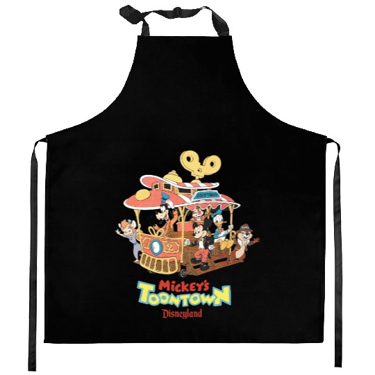 90's RARE Disneyland ToonTown | Unisex Softstyle Kitchen Aprons