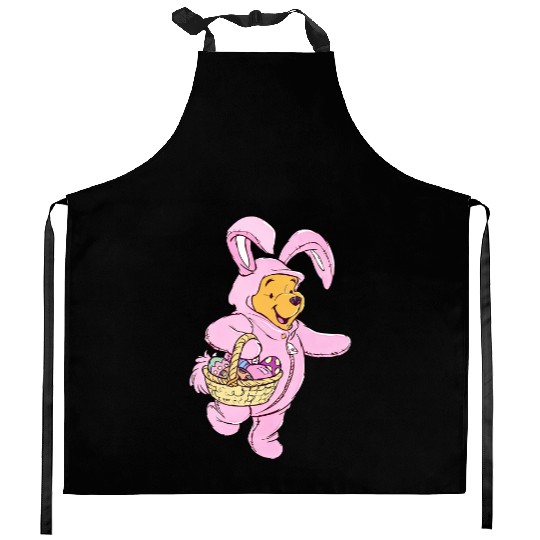 Easter Pooh Bear Kitchen Aprons, Disney Easter Kitchen Aprons