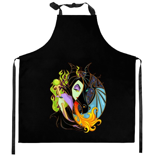 Maleficent Villain, Maleficent Villan Disney Kitchen Aprons