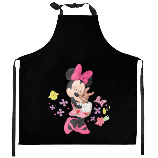 Disney Easter Minnie And Bunny Vintage Kitchen Aprons