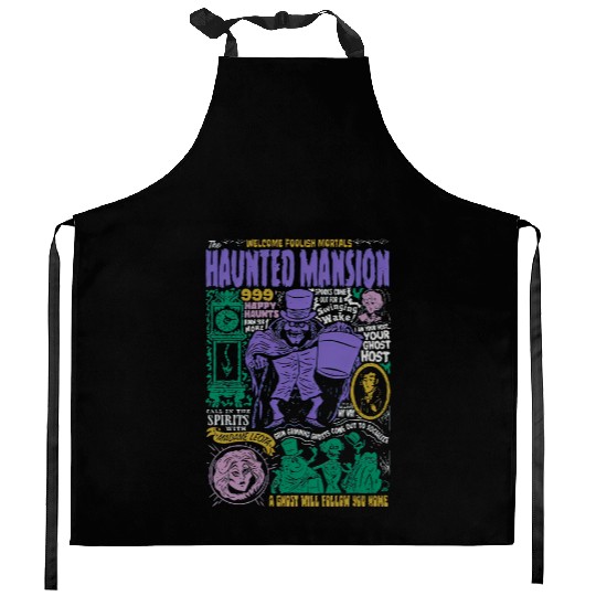 Vintage Disney The Haunted Mansion  Kitchen Aprons, The Haunted Mansion