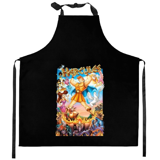 Disney Hercules 1997 Vintage  Kitchen Aprons, Hercules 1997 Characters Kitchen Aprons