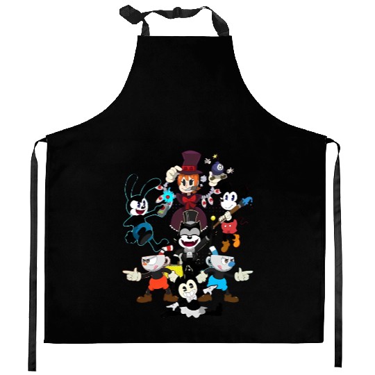 Disney Oswald the Lucky Rabbit Kitchen Aprons, Oswald mickey Kitchen Aprons
