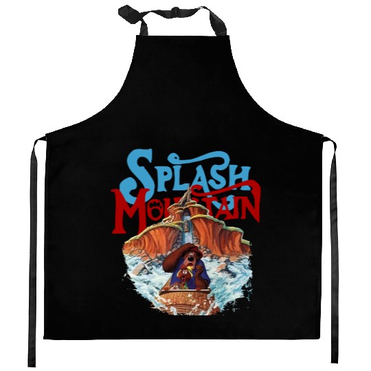 Disney Splash Mountain Vintage Kitchen Aprons, Splash Mountain Kitchen Aprons