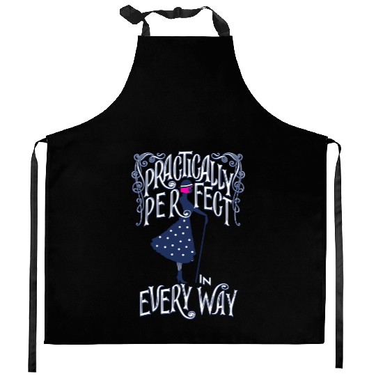 Disney Mary Poppins Practically Perfect Kitchen Aprons, WDW Magic Kingdom Kitchen Aprons